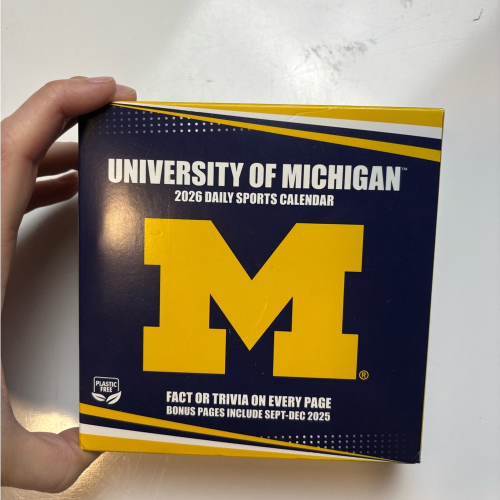Turner Sports University Michigan Wolverines‎ 2026 Box Calendar